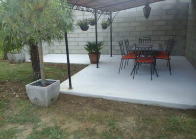 TERRASSE BETON CLASSIQUE