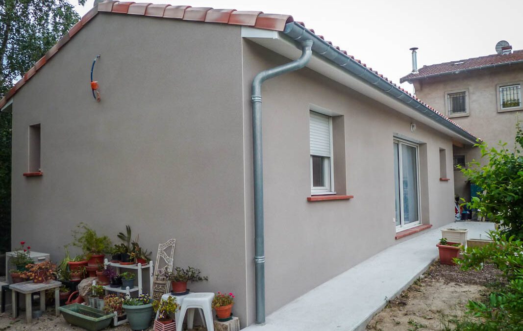 Construction d’une extension sur une maison existante